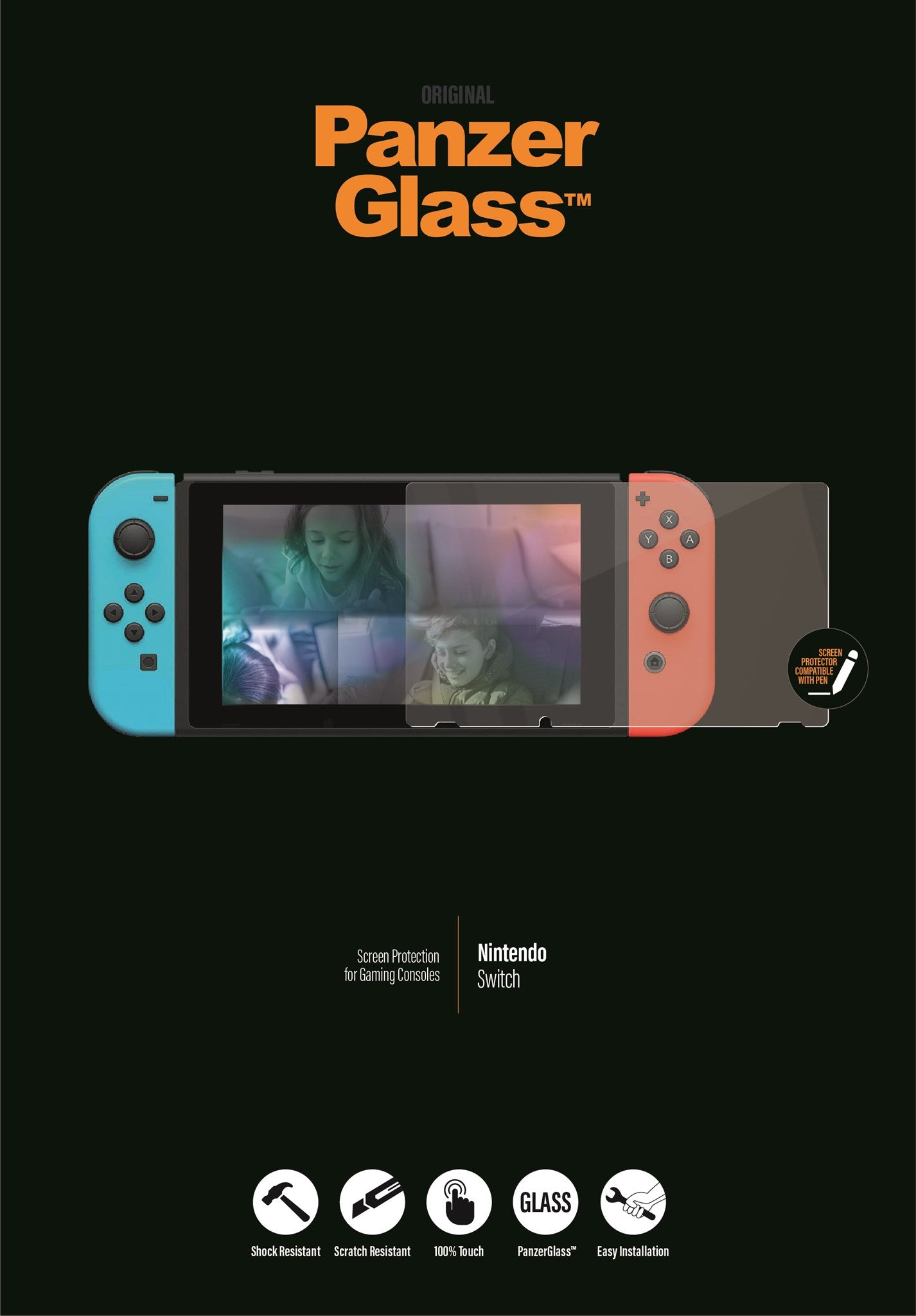 PanzerGlass® Displayschutz Nintendo Switch
